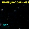 NVSS J002005+433007