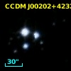 CCDM J00202+4232B