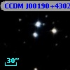 CCDM J00190+4302CD