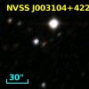 NVSS J003104+422910