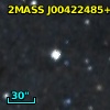 2MASS J00422485+4141512
