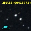 2MASS J00415772+4149568