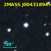 2MASS J00431894+4158419