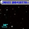 2MASS J00410770+4325365