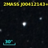 2MASS J00412143+4152201