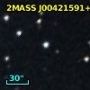 2MASS J00421591+4152157