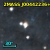 2MASS J00442236+4154001
