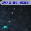 2MASS J00445263+4158230
