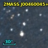 2MASS J00460045+4151052