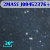 2MASS J00452376+4137316