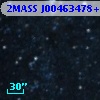 2MASS J00463478+4210141
