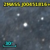 2MASS J00451816+4155412
