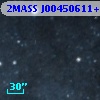 2MASS J00450611+4158078