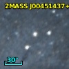 2MASS J00451437+4157407