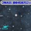 2MASS J00450752+4153581