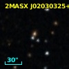 2MASX J02030325+3848421