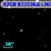87GB 022536.6+365530