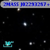 2MASS J02293287+3638320