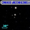 2MASS J02301205+3722488