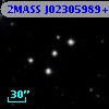 2MASS J02305989+3651569