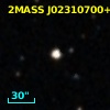 2MASS J02310700+3649243