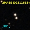 2MASS J02311653+3651051