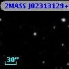 2MASS J02313129+3705263