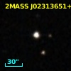 2MASS J02313651+3701428