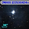 2MASS J22531424+6208334