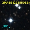 2MASS J22555032+6250343