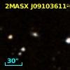 2MASX J09103611-0950468