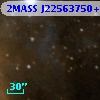 2MASS J22563750+6236030