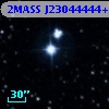 2MASS J23044444+6320597