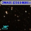 2MASS J23114601+6142383