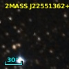 2MASS J22551362+6241525