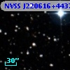 NVSS J220616+443740