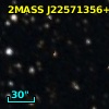 2MASS J22571356+6257296