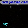 NVSS J092300+202517