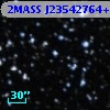 2MASS J23542764+6232462
