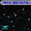 2MASS J00250736+6154554