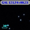 GAL 121.74+00.23