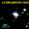CCDM J00270+6431B