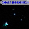 2MASS J09493452+1322434