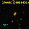 2MASX J09531631+0040005