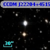 CCDM J22204+4515B