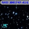 NVSS J005747+631157