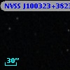 NVSS J100323+382315
