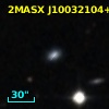 2MASX J10032104+3711504