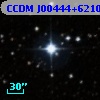 CCDM J00444+6210AB