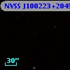 NVSS J100223+204506